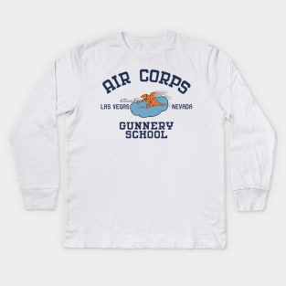 Air Corps Gunnery School Kids Long Sleeve T-Shirt